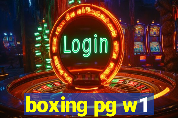 boxing pg w1